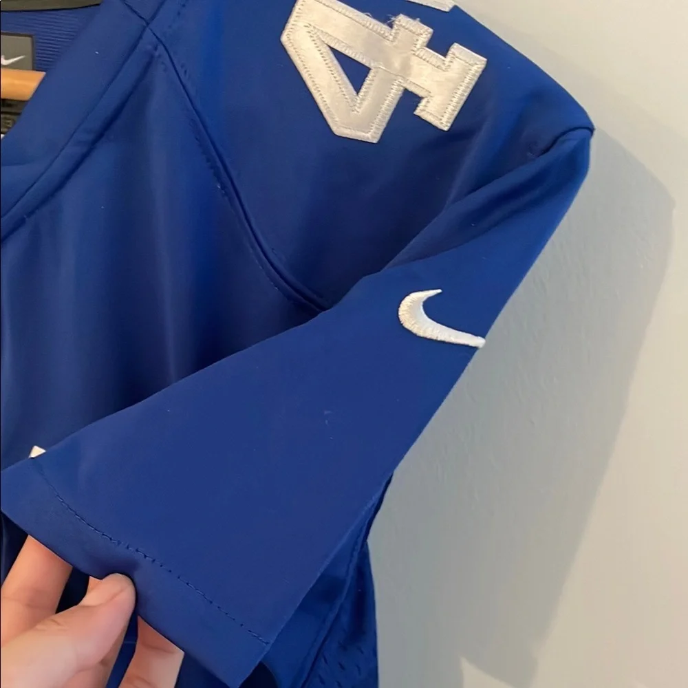 Vintage Nike Blue Jersey with White Number 44 NY Bradshaw NFL
